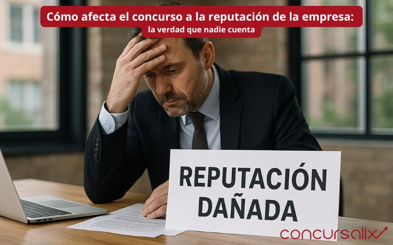 Cómo afecta el concurso a la reputación de la empresa