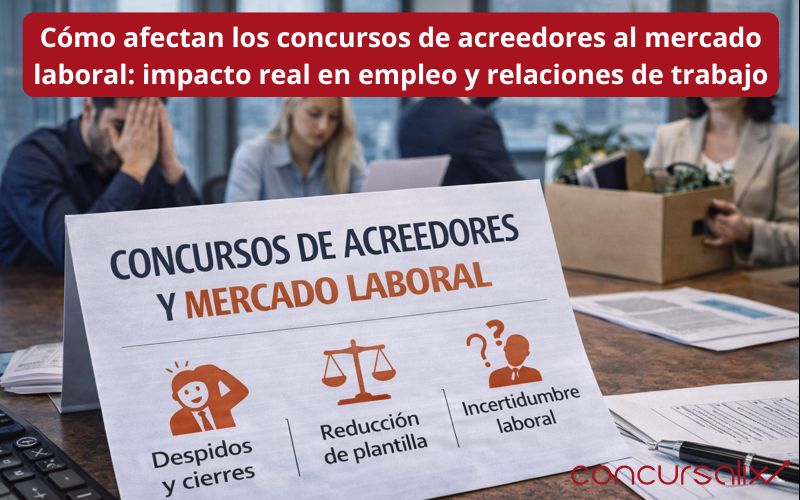Cómo afectan los concursos de acreedores al mercado laboral