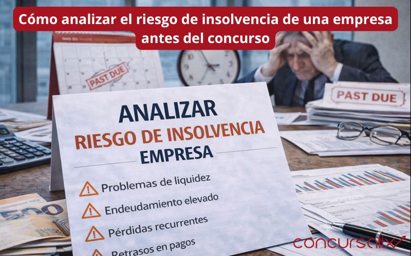 Cómo analizar el riesgo de insolvencia de una empresa antes del concurso Analizar el riesgo de insolvencia de una empresa antes del concurso
