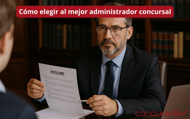 Cómo elegir al mejor administrador concursal Elegir al mejor administrador concursal
