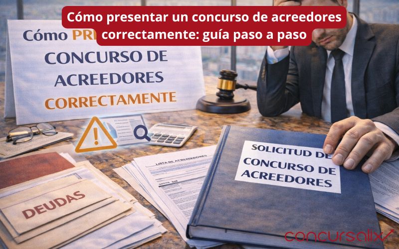 Cómo presentar un concurso de acreedores correctamente: guía paso a paso Cómo presentar un concurso de acreedores correctamente