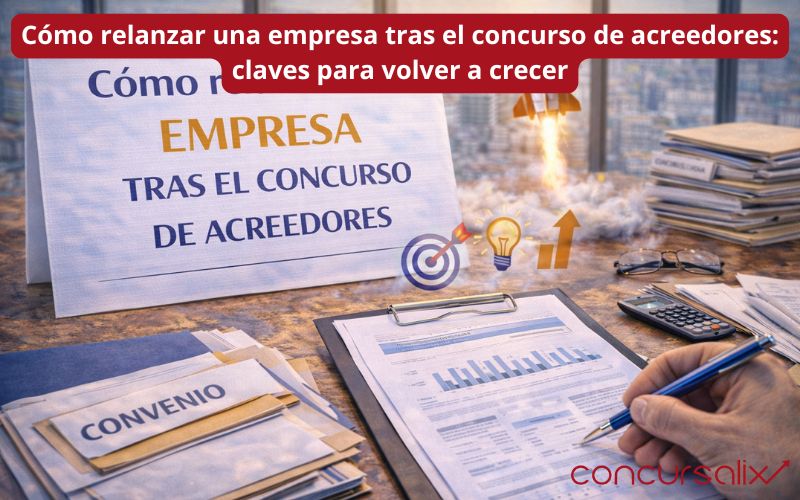 Cómo relanzar una empresa tras el concurso de acreedores: claves para volver a crecer Cómo relanzar una empresa tras el concurso de acreedores