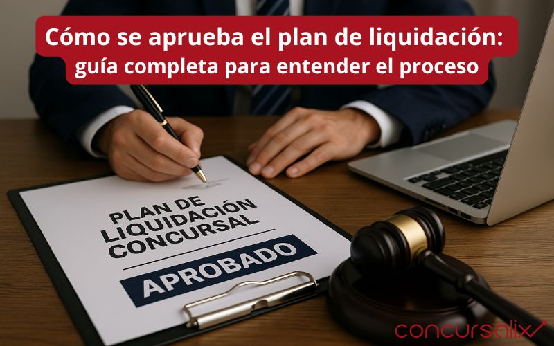Cómo se aprueba el plan de liquidación concursal