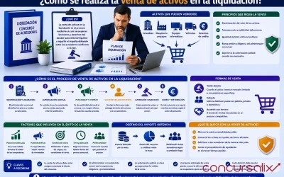 Cómo se realiza la venta de activos en la liquidación