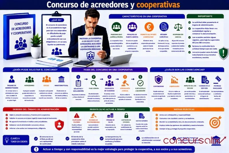 concurso acreedores cooperativas