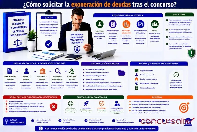 exoneración de deudas