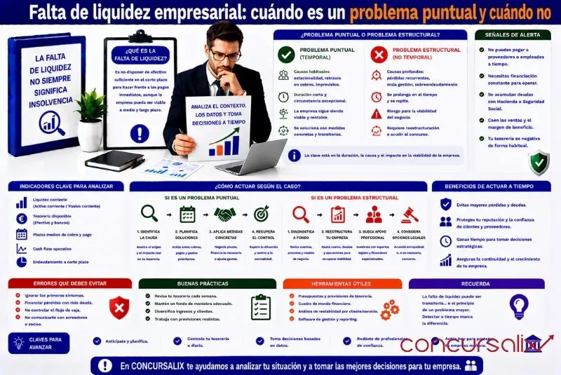 falta de liquidez empresarial