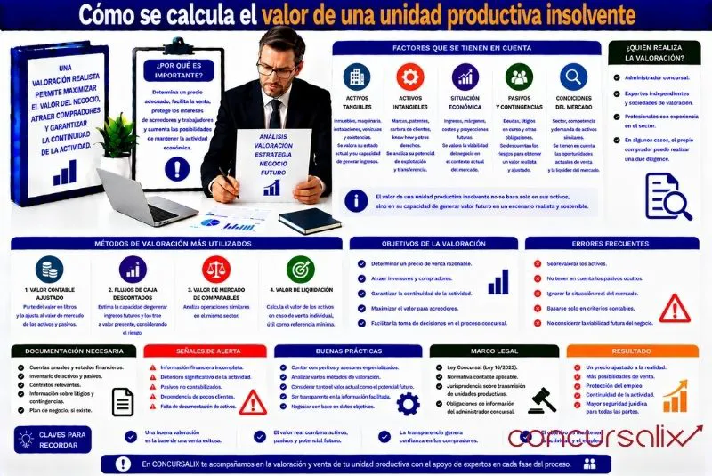 valoración de unidad productiva
