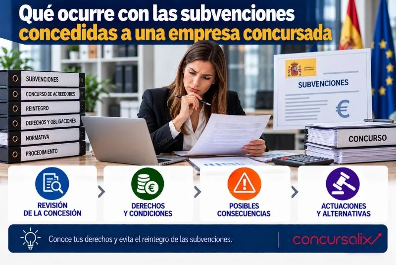 subvenciones de empresa concursada