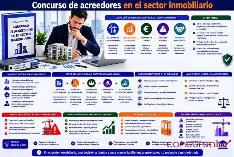 concurso acreedores inmobiliarias