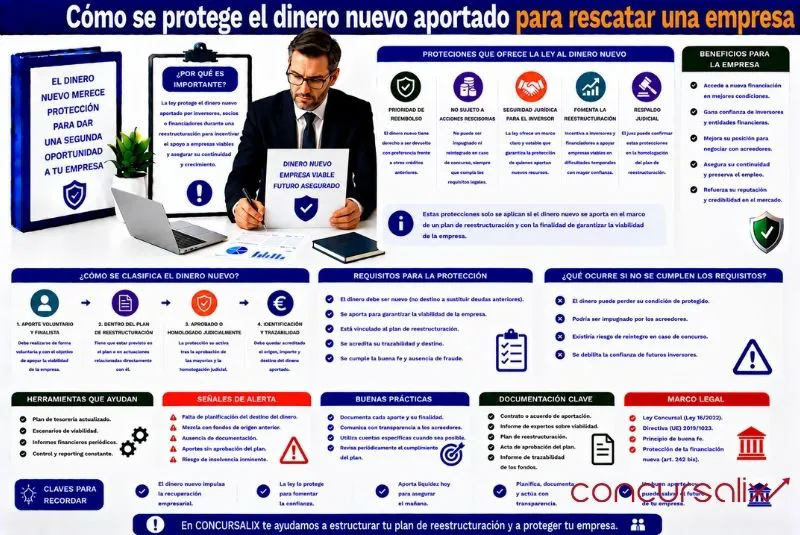 protección de nueva financiación