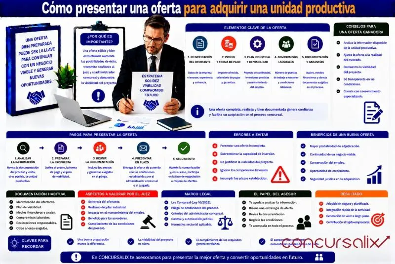 ofertas por unidades productivas