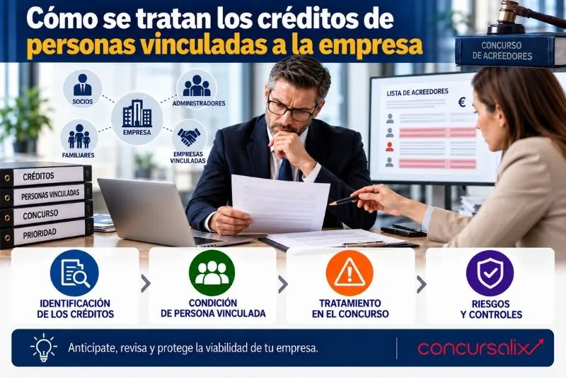 créditos de personas vinculadas