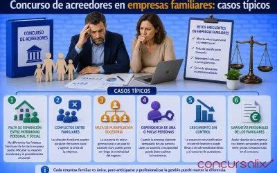 Concurso de acreedores en empresas familiares: casos típicos