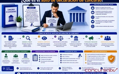 Qué es el auto de declaración de concurso