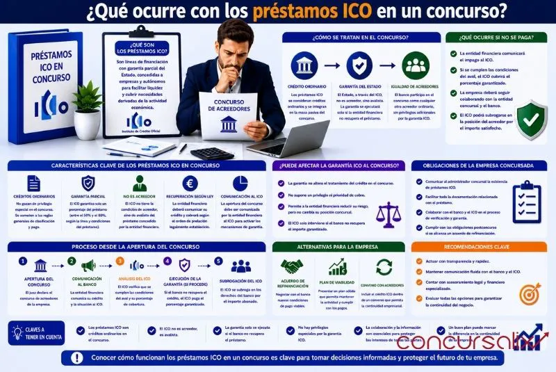 préstamos ICO concurso acreedores