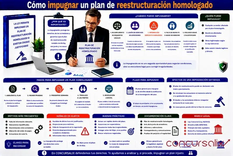 impugnación de plan de reestructuración