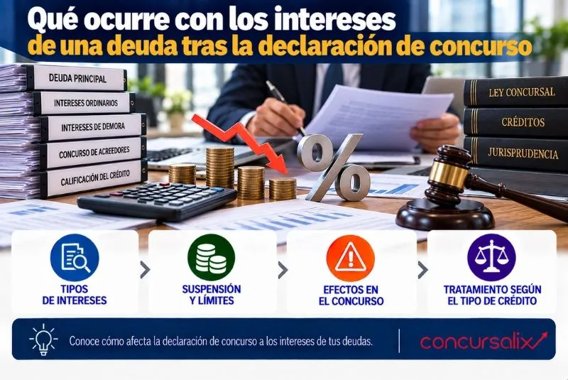 intereses de deuda concursal