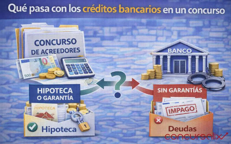 Qué pasa con los créditos bancarios en un concurso