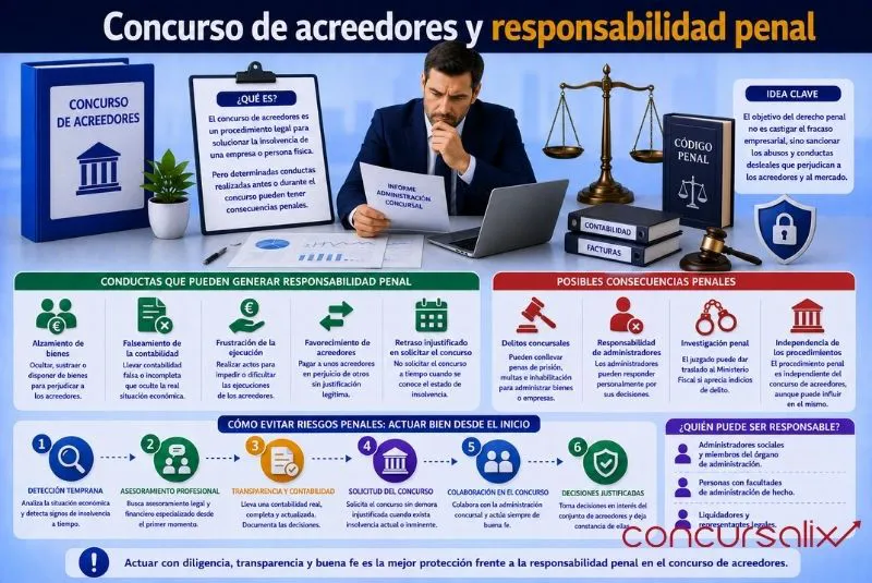 Concurso de acreedores y responsabilidad penal