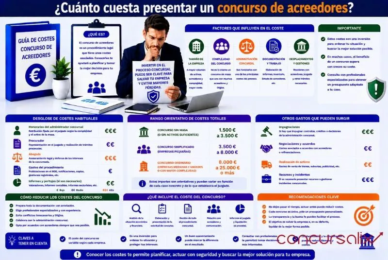 coste concurso acreedores