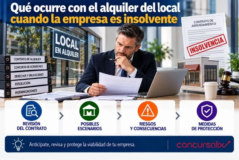 alquiler de local ante insolvencia