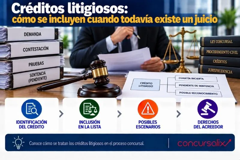 créditos litigiosos en concurso