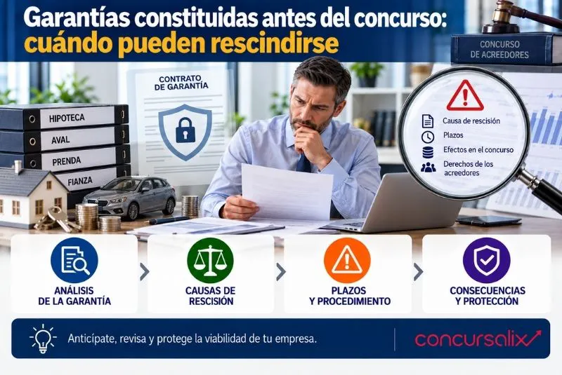 garantías anteriores al concurso