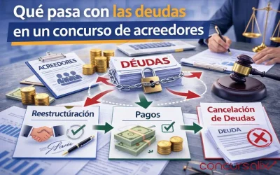 Qué pasa con las deudas en un concurso de acreedores