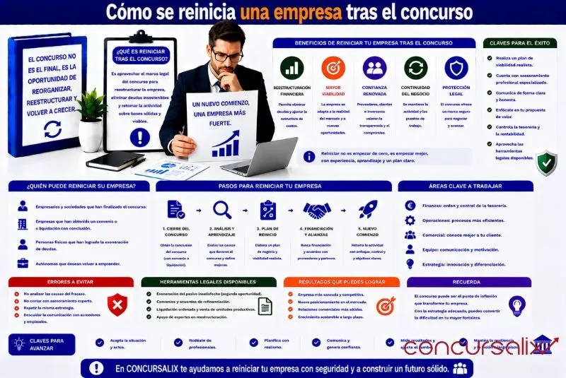 relanzar empresa concurso