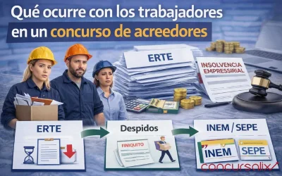 Qué ocurre con los trabajadores en un concurso de acreedores
