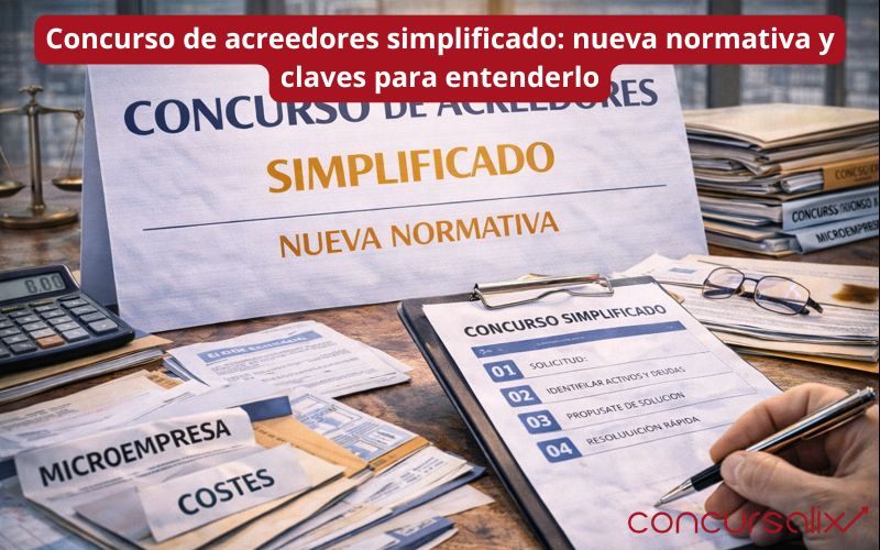 Concurso de acreedores simplificado: nueva normativa