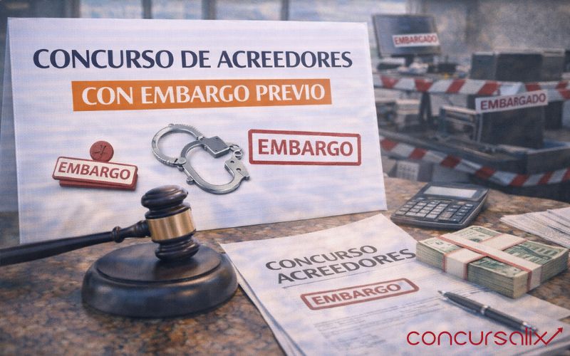 Concurso de acreedores con embargo previo: qué ocurre y cómo actuar