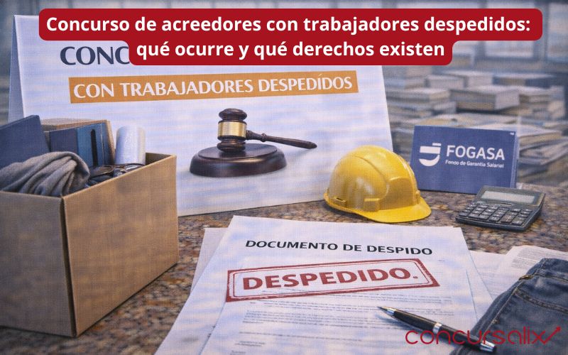 Concurso de acreedores con trabajadores despedidos: qué ocurre y qué derechos existen Concurso de acreedores con trabajadores despedidos