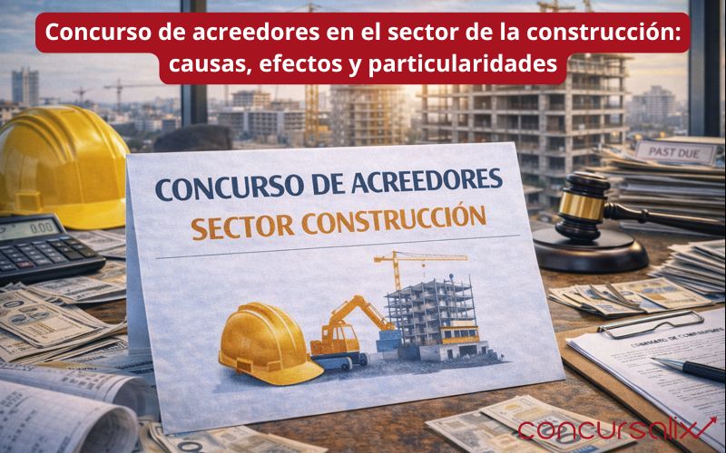 Concurso de acreedores en el sector de la construcción