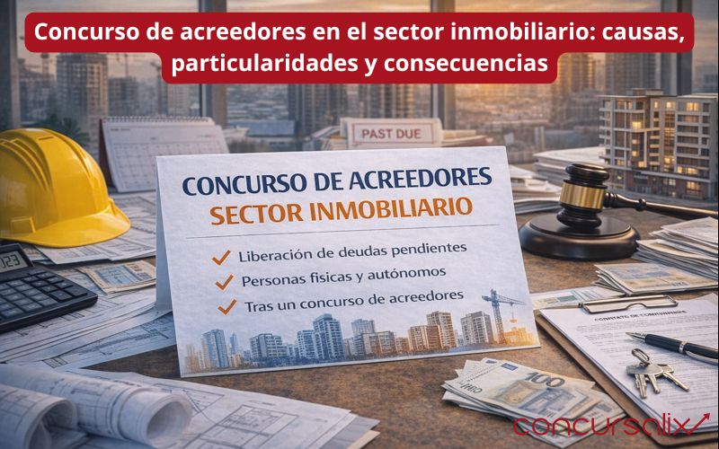 Concurso de acreedores en el sector inmobiliario: causas, particularidades y consecuencias