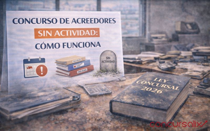 Concurso de acreedores sin actividad: cómo funciona y cuándo es necesario