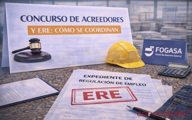 Concurso de acreedores y ERE: cómo se coordinan en una empresa en crisis Concurso de acreedores y ERE