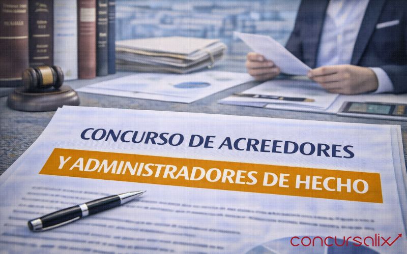 Concurso de acreedores y administradores de hecho