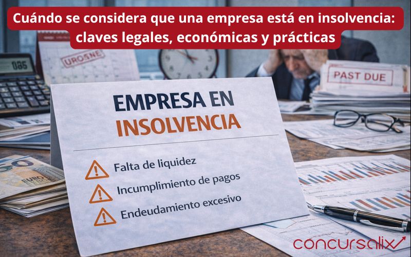 Cuándo se considera que una empresa está en insolvencia