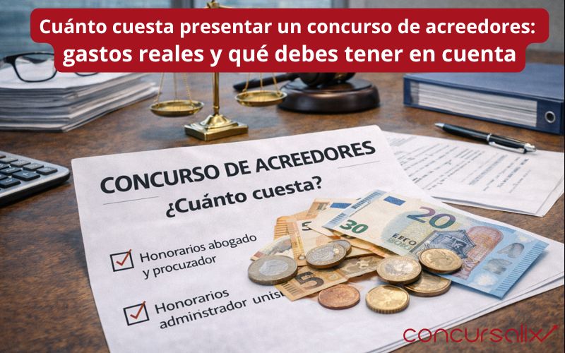 Cuánto cuesta presentar un concurso de acreedores