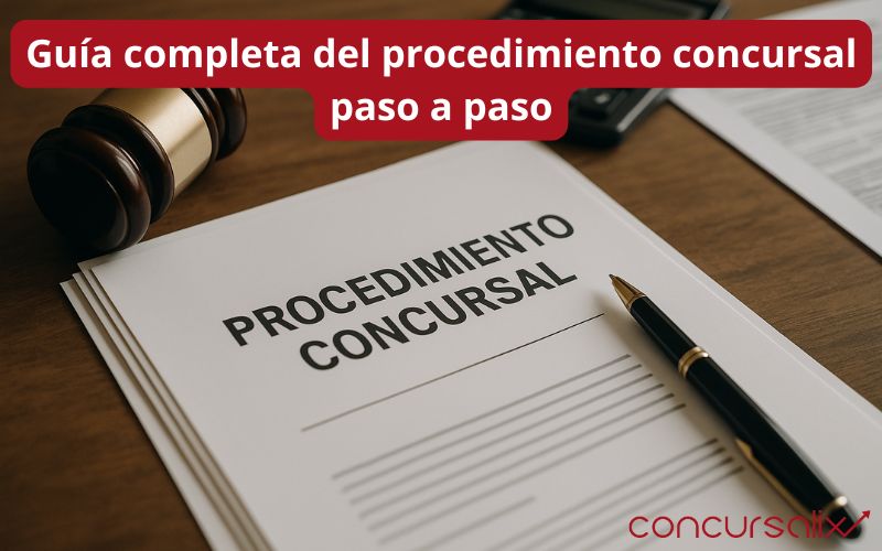procedimiento concursal paso a paso