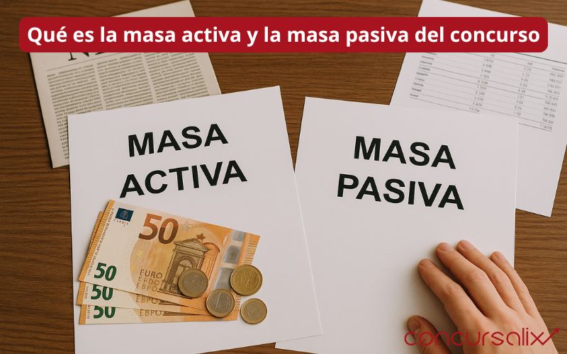 masa activa y pasiva del concurso