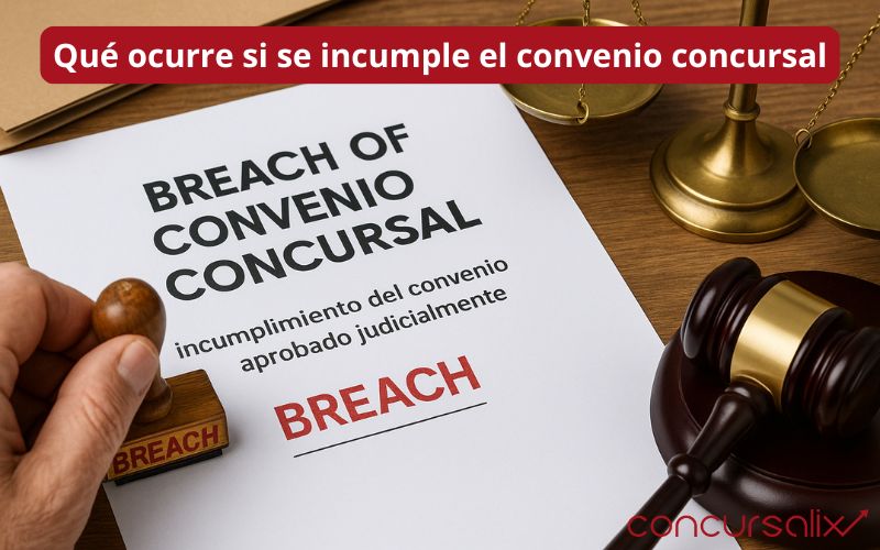 Si se incumple el convenio concursal
