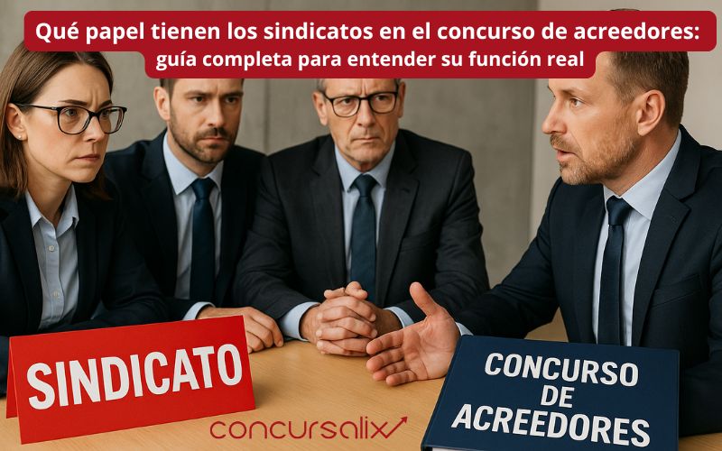 Qué papel tienen los sindicatos en el concurso de acreedores