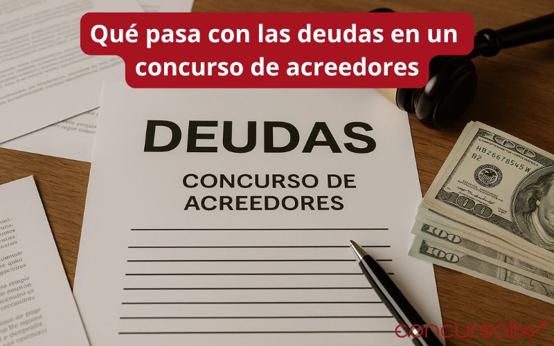 Deudas en un concurso de acreedores