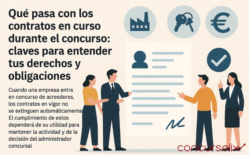 Qué pasa con los contratos en curso durante el concurso: claves para entender tus derechos y obligaciones